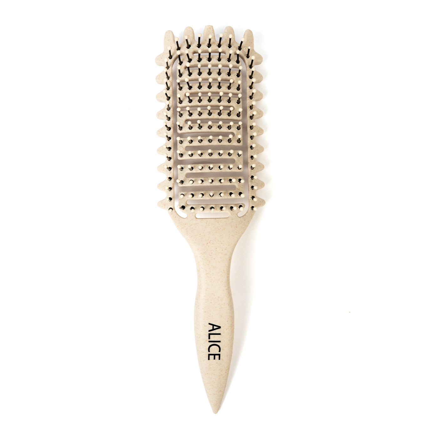 Beige Curly Maze Brush