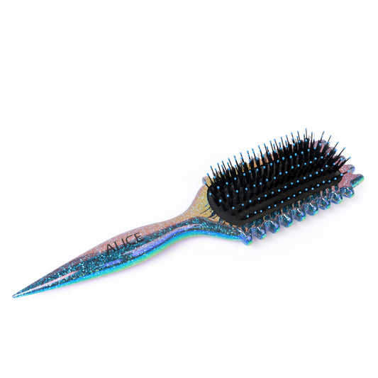 Glitter curly brush Blue