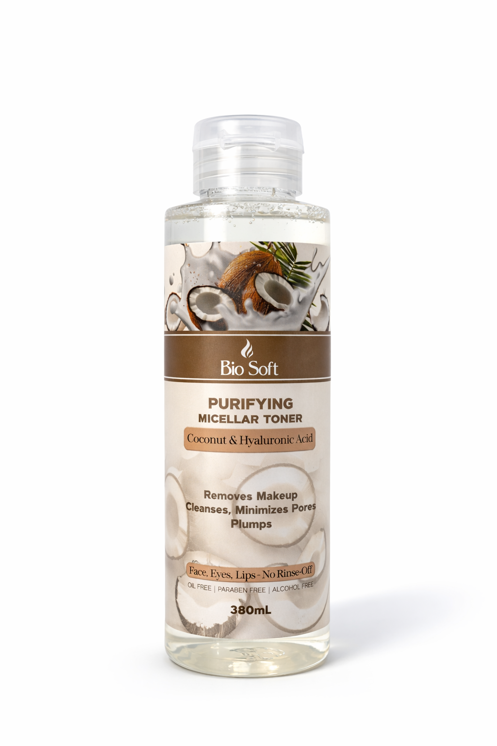 Purifying Micellar Toner with Coconut & Hyaluronic acid - 380ml