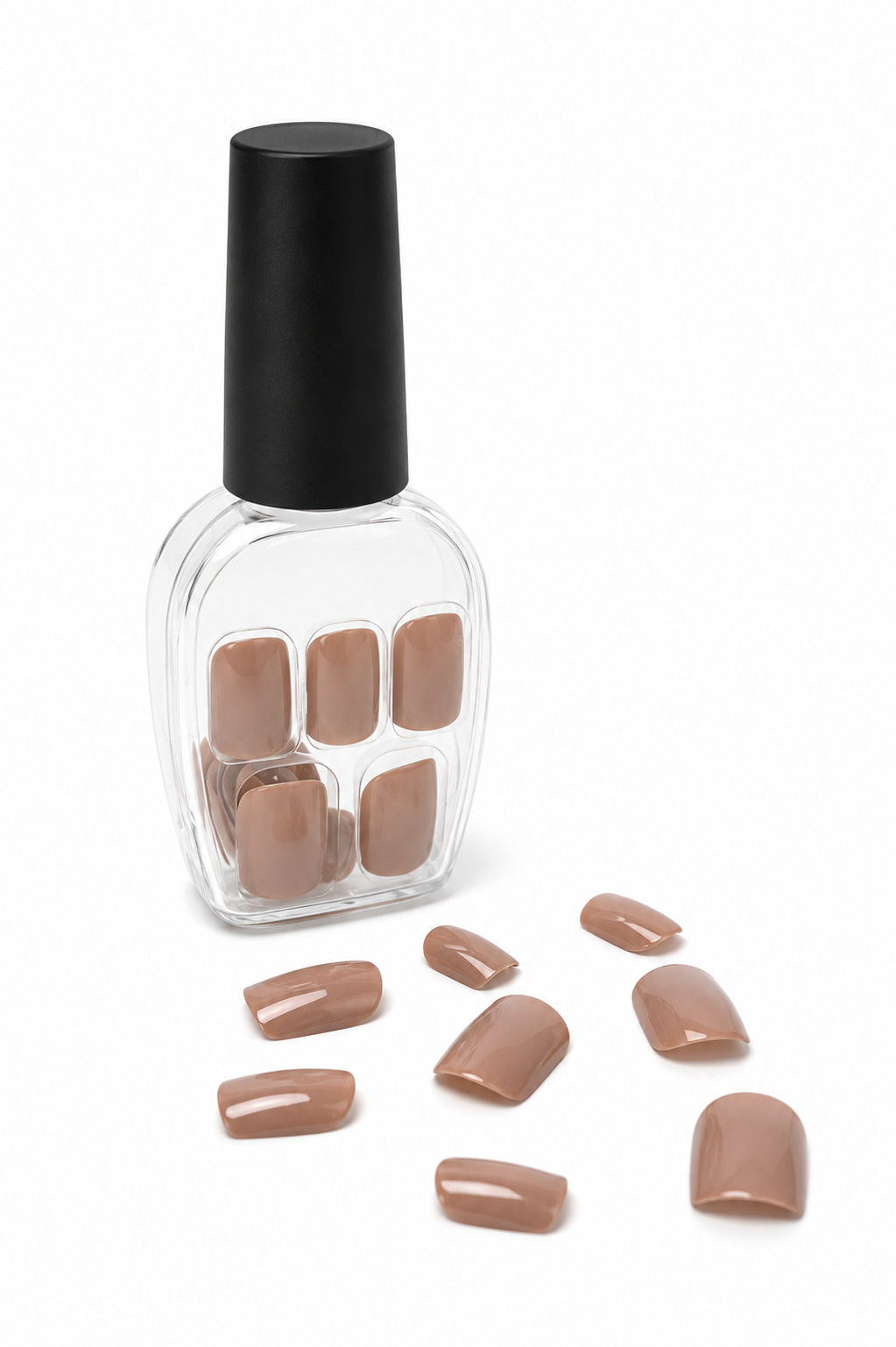Brown Fake Nails