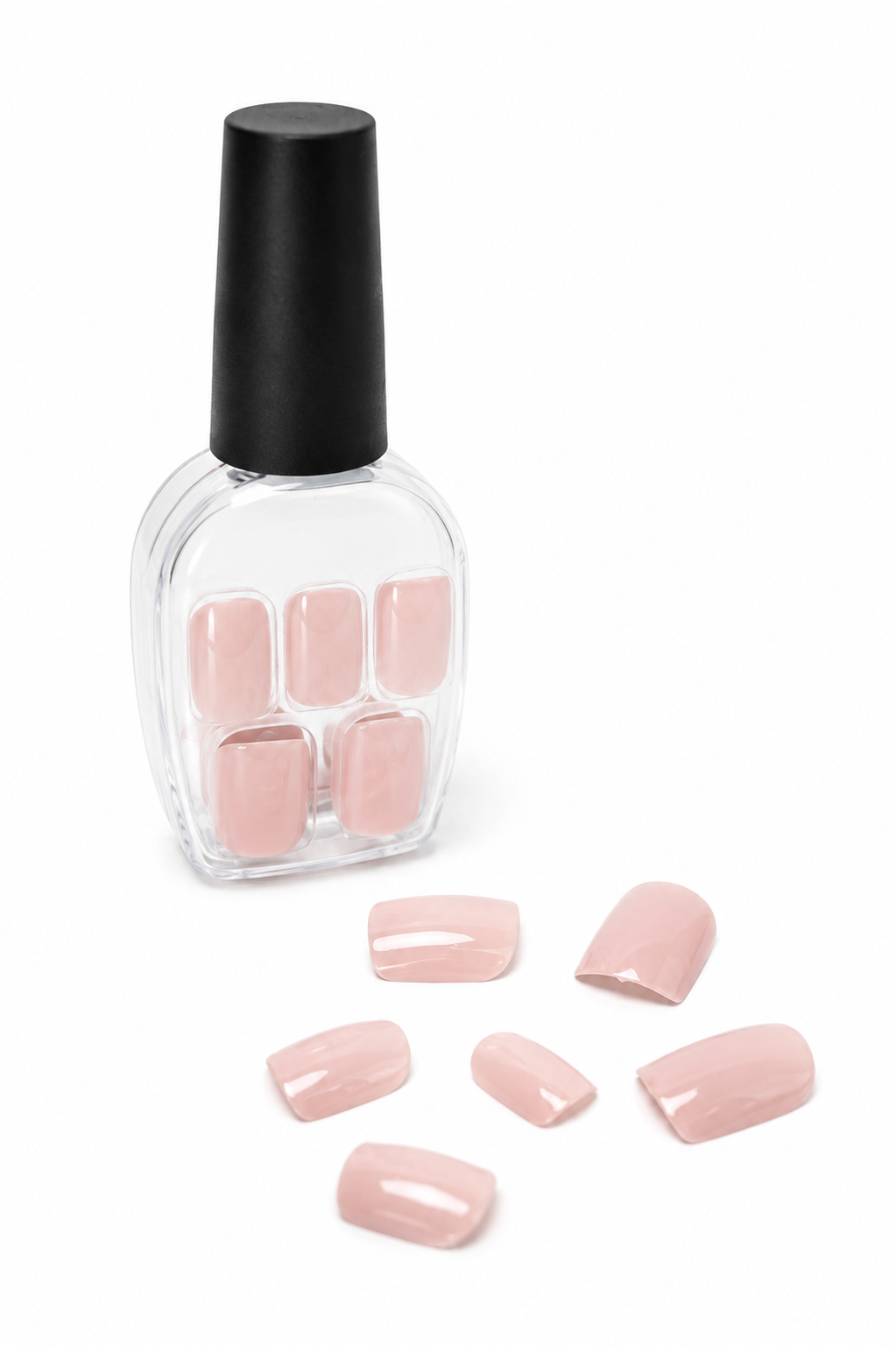 Baby Pink Fake Nails