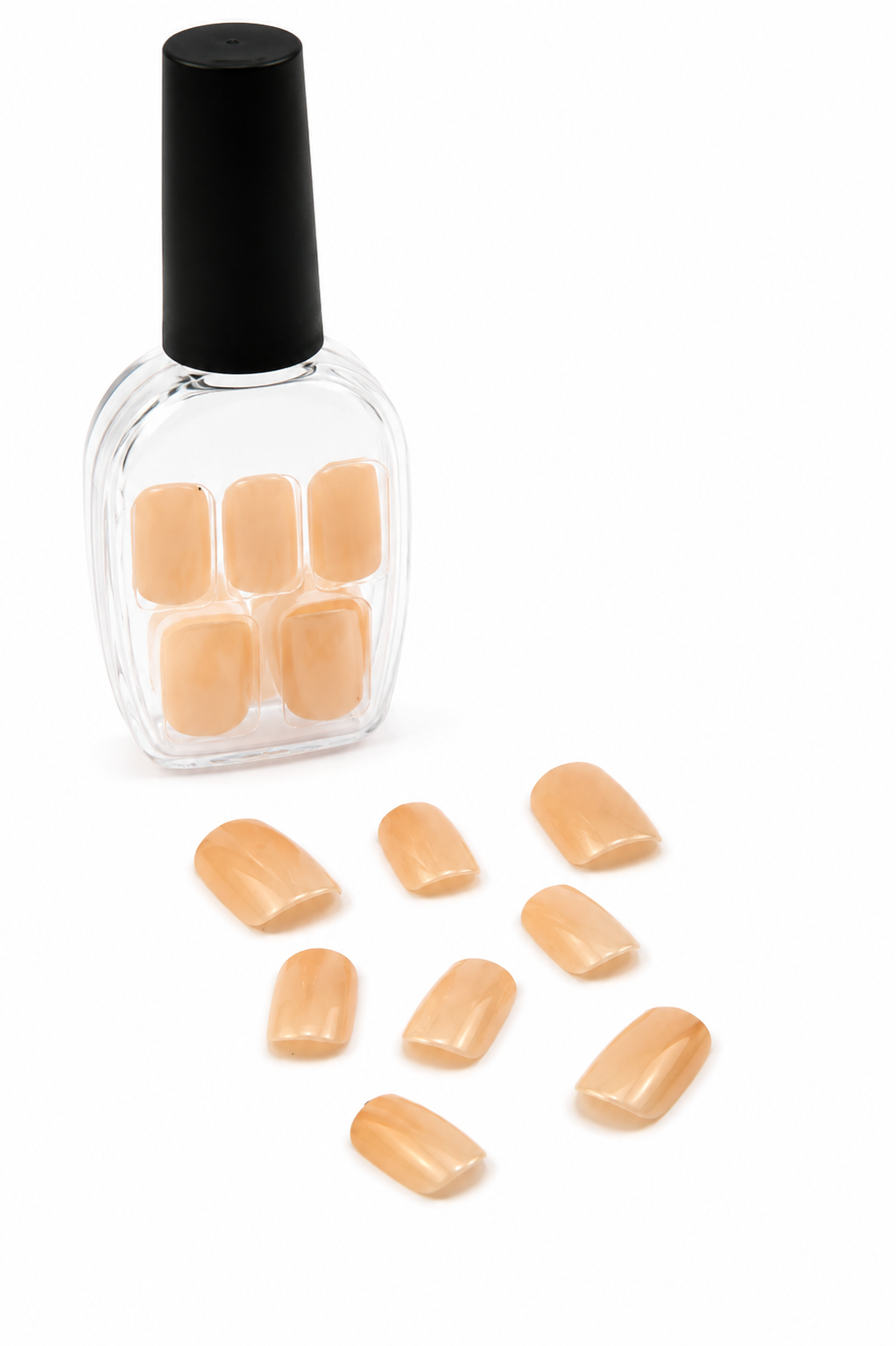 Blush Fake Nails