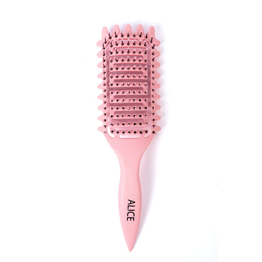 Pink Curly Maze Brush