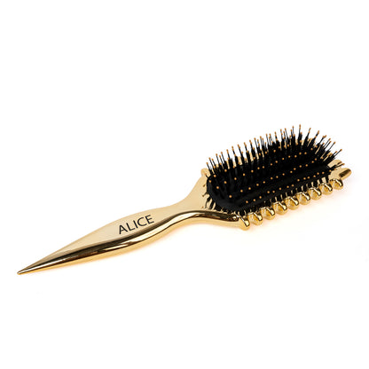 Metallic GOLD Curly Brush