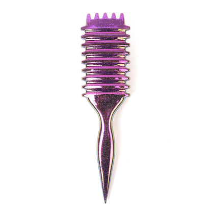 Glitter curly brush Pink