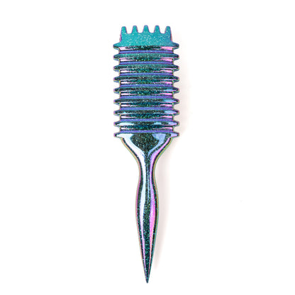 Glitter curly brush Blue