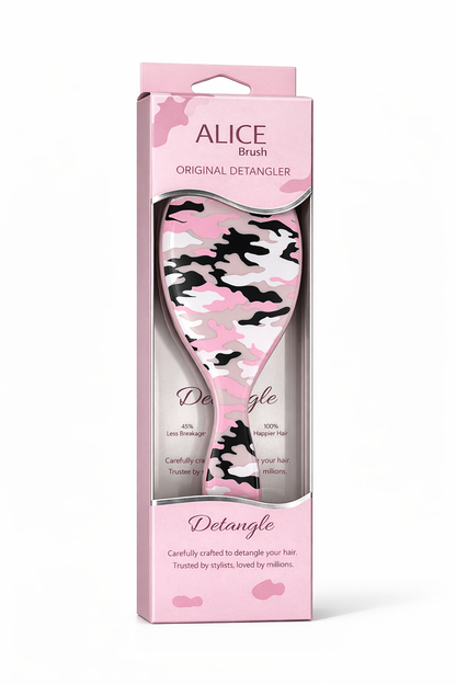 Pink Army Detangle Brush