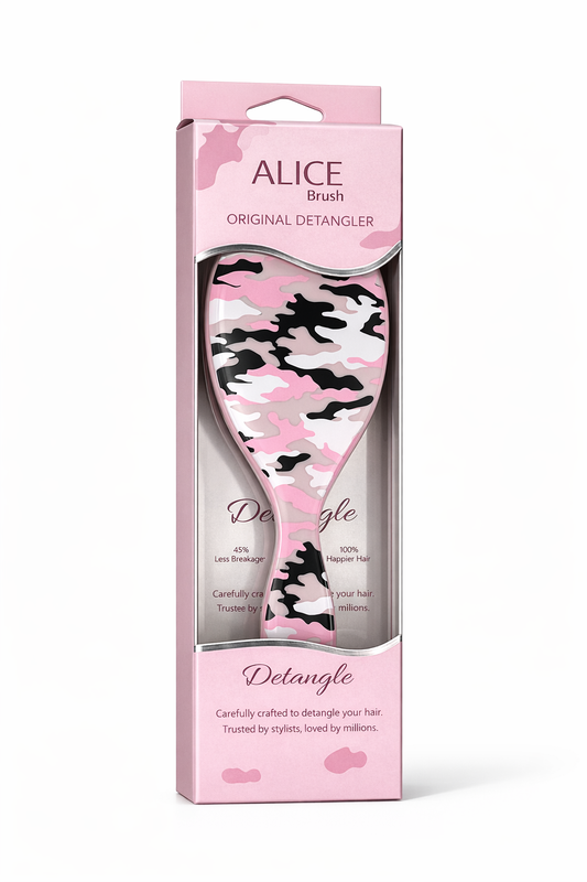 Pink Army Detangle Brush