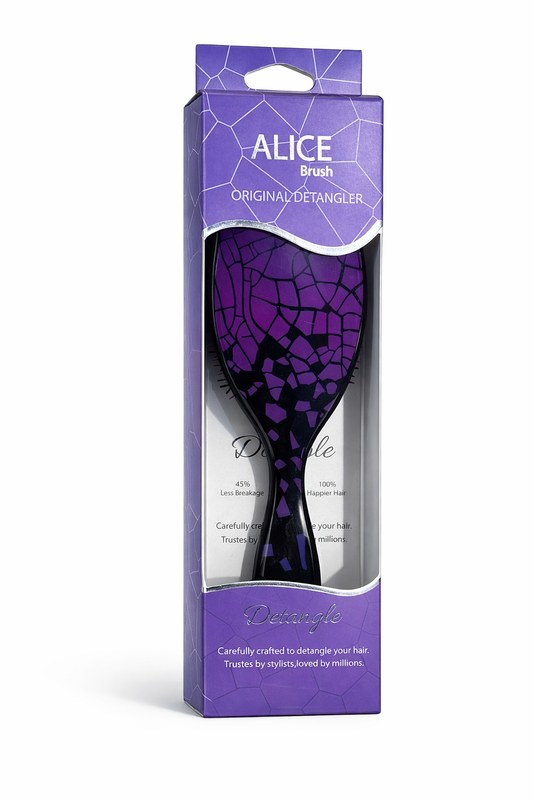 Purple Detangle Brush