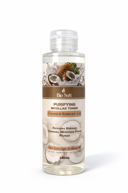 Purifying Micellar Toner with Coconut & Hyaluronic acid - 380ml