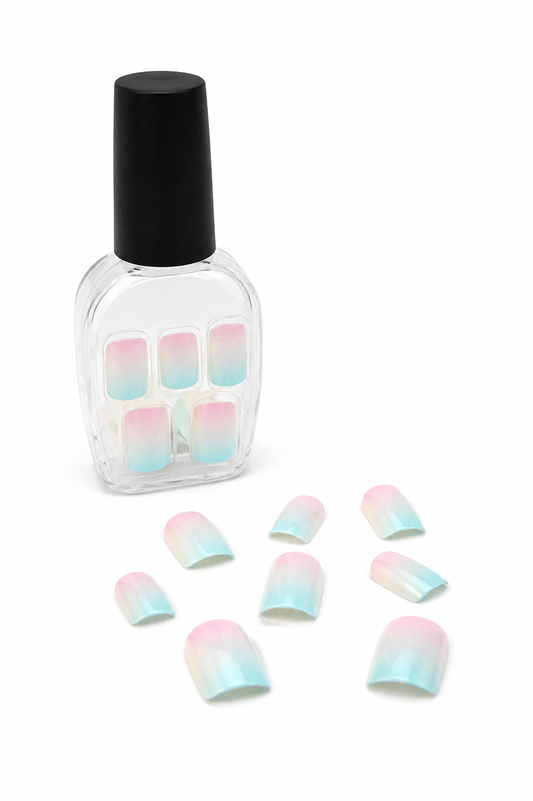 Dreamy Pastel Fake Nails