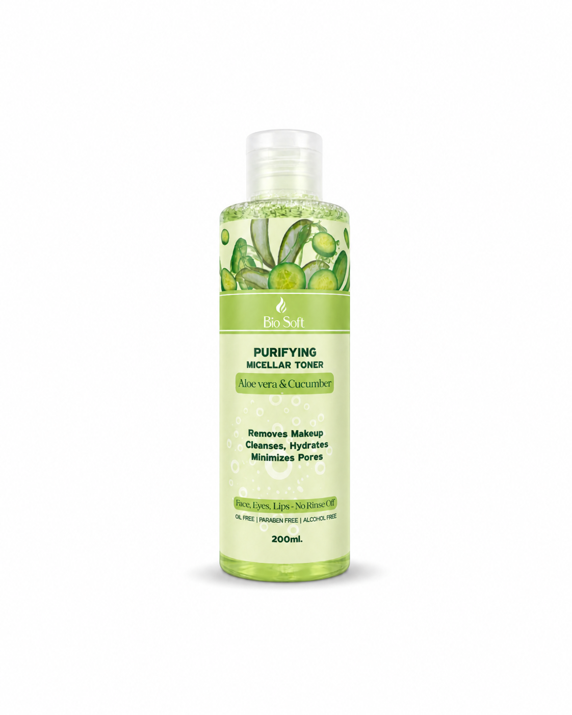 Mini Purifying Micellar Toner with Aloe vera & Cucumber - 200ml