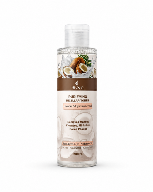 Mini Purifying Micellar Toner with Coconut & Hyaluronic acid - 200ml