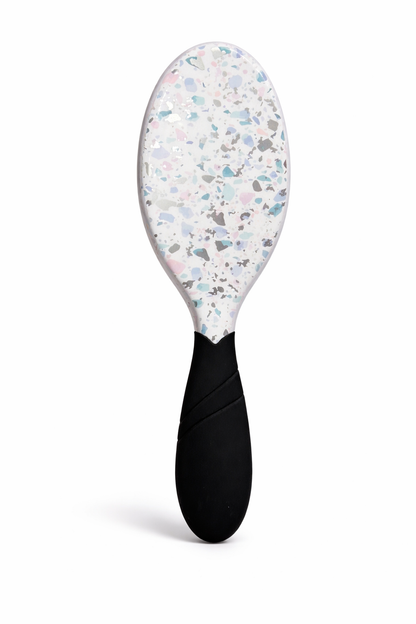White Marble Detangle Brush