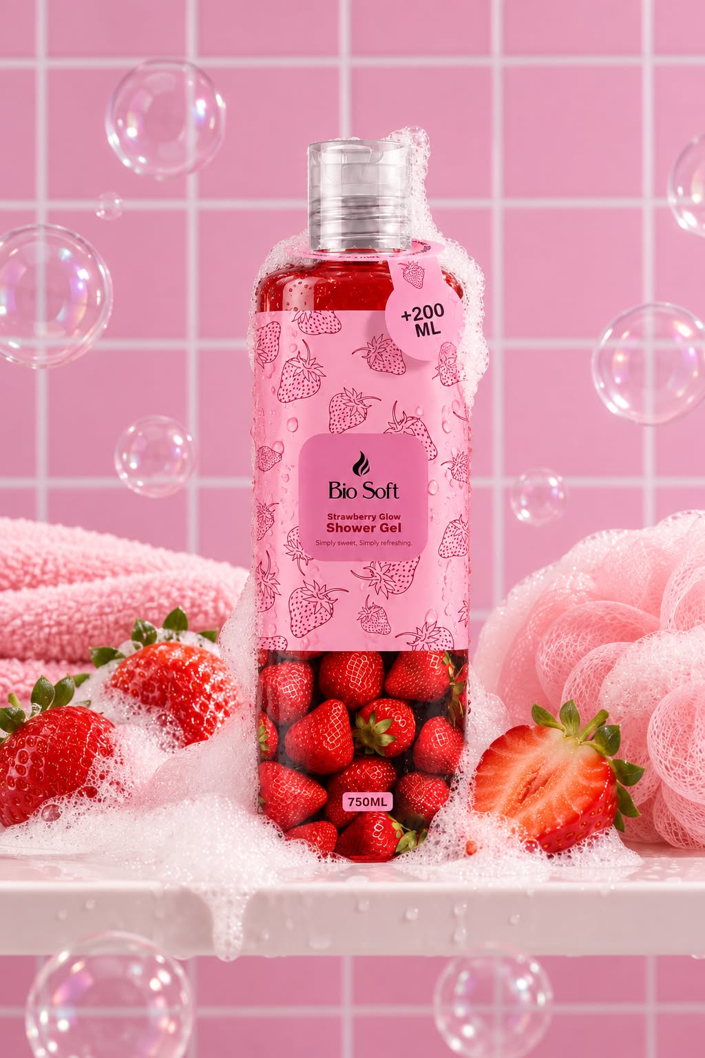 Strawberry Glow Shower Gel